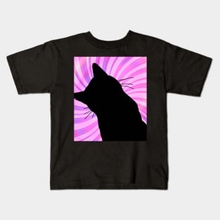 Hypnotic Cat Kids T-Shirt